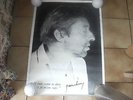TRES BEAU POSTER NOIR ET BLANC  EO   SERGE GAINSBOURG