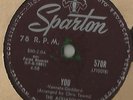 78 Rpm Record The Aquatones You DOO WOP