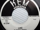 JOHNNY BACHELOR Like Bad Company ROCKABILLY promo 45 from 1960 e6948
