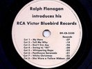 EDDIE CANTOR, RAPLH FLANAGAN, Intros & Reminiscing...RCA Victor PROMO D9 CB 2351