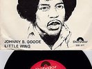 JIMI HENDRIX Johnny B Goode  RARE NORWAY-ONLY PS 1972 VERY RARE PS