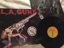 L.A. GUNS - Cocked And Loaded LP ORIG PRESS Rare HAIR METAL EXC/EXC