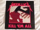 Metallica Kill 'Em All ORIGINAL LP Vinyl Record Album 12
