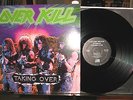 Overkill Taking Over Original 1987 Megaforce Worldwide Label 81735-1   NM VINYL