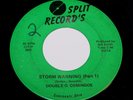 DOUBLE O DEMINGOS  Storm Warning Part 1&2  SCARCE OHIO FUNK 45 on SPLIT RECORDS