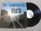 F.U.S   My America   RARE  Boston HC Punk   With Insert Original XClaim #5