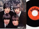 LES BEATLES Help  Mr. Moonlight I’m down 1965 Odeon SOE 3769 languette