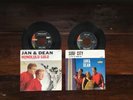 Jan & Dean 45 Rpm Records With Picture Sleeves