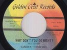 R&B Soul 45 - Sandra Thompson - Why Don't You Do Right? - Golden Crest VG++ mp3