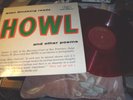 RARE $400 bk Red vinyl Allen Ginsberg 
