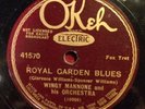Okeh 41570 Wingy Mannone Orch ROYAL GARDEN BLUES E+ A-2 78 rpm 1934 hot