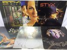 Styx LP Vinyl Record Lot: Grand illusion Pieces of Eight Kilroy Was Here Equinox