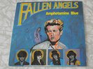 Black Vinyl Record 7 Inch Fallen Angels Amphetamine Blue Hanoi Rocks Members UK