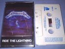 METALLICA RIDE THE LIGHTNING cassette tape album T1829