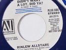 RINLEW ALLSTARS-DIDN'T WANT A LOT DID YA? /SOUL IS FREE - WLP ON AVI MODERN SOUL