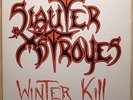 PRIVATE slauter xstroyes WINTER KILL lp ORIGINAL lyric insert METAL nm BEAUTIFUL