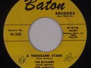 THE RIVILEERS: A Thousand Stars / Hey Chiquita  BATON Doo Wop ORIG 45 VG++ HEAR