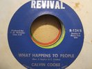 Black Magic Gospel Soul 45 CALVIN COOKE what happens to people REVIVAL listen 