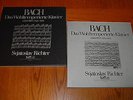 Sviatoslav Richter Bach Well Tempered Clavier Eurodisc Stereo 2 Boxes 6LPs NM