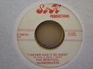Black Gospel Sweet 45 SPIRITUAL HARMONIZERS i never had it so good S&H hear