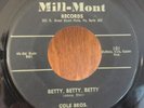 Obscure Rockabilly 45 Cole Bros.
