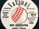 * JERRY SHANE New Generation/I Never Had It So Bad POPCORN Valiant Promo 45 HEAR