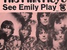 PINK FLOYD - SEE EMILY PLAY - HEAR 1967 PSYCH dj 45 & 1st Edition PICTURE SLEEVE