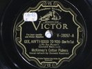 78 RPM -- McKinney's Cotton Pickers, Victor 38097, EE+ Jazz