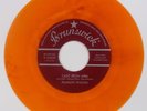PEANUTS WILSON: Cast Iron Arm BRUNSWICK Rockabilly ORANGE WAX 45 NM-