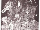 RUDIMENTARY PENI Death Church LP Vinyl 1983 UK Corpus Christi 6 S-1679