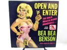 LP Record Signed back cover - BEA BEA BENSON Open & Enter  Live Gaslight Club CA