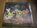 ACDC - TOWSON STATE COLLEGE OCT 1979 NEW 2 x 180g LP SEALED