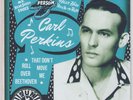 ROCKABILLY REPRO: CARL PERKINS-That Don't Move Me/Roll Over Beeth SUN BLUE WAX