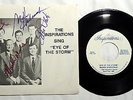 The Inspirations, Eye of the Storm 45 rpm record Autographed Sleeve 1989