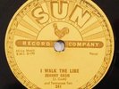 HEAR rockabilly 78 JOHNNY CASH I Walk The Line SUN 241 Get Rhythm