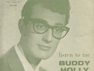 BUDDY HOLLY *LISTEN TO ME* ROUND CENTRE CORAL EP