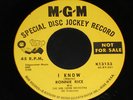 RONNIE RICE Who's The New Girl 45 M- I Know K13153 MGM DJ PROMO
