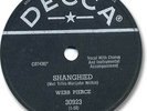 Rare 1959 WEBB PIERCE Country 78 RPM Record. Shanghied/I Ain't Never