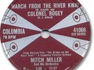 Rare 1957 MITCH MILLER 78 RPM Record. March from the River Kwai/Colonel Bogey