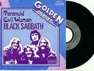 BLACK SABBATH 'Evil Woman / Paranoid' SCARCE GERMAN GOLDEN OLDIE PS 7