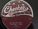 78 RPM  J B Lenoir  CHECKER 844 Let Me Die