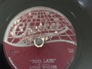 78 RPM  Little Walter CHECKER  825 Too Late