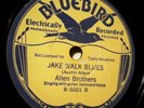 Jake Walk Blues-Bluebird 5001 Allen Brothers-Fruit Jar Blues