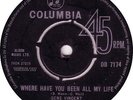 Where Have You  Been All My life/ Temptation Baby - Gene Vincent