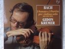 J S Bach Solo Violin Sonatas & partitas KREMER 3LP box Dutch Philip pressing NM