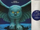 RUSH fly by night 9100 013 1/1 1st uk press with lyric insert 1975 LP EX/EX
