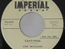 Lew Williams - Centipede / Abra Cadabra, Vinyl, 45rpm, 1957, Imperial, X5429, VG