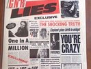 GUNS N' ROSES G N' R Lies LP NM (in shrink) censored Nude Inner Sleeve Original