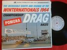 1964 WINTERNATIONAL DRAG RACES PAMONA LP - HOT ROD SURF ROCKABILLY VG+