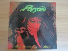 POISON OPEN UP AND SAY...AHH  KOREA VINYL LP 1988